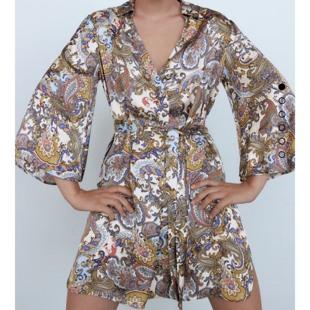 GORGEOUS ZARA NWT Multicolor Mini Dress